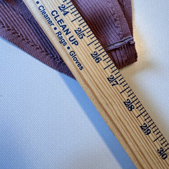 Wishlist Vici Use It or Lose It Ribbed Bodysuit Medium Pink Red Bean - Picture 6 of 9